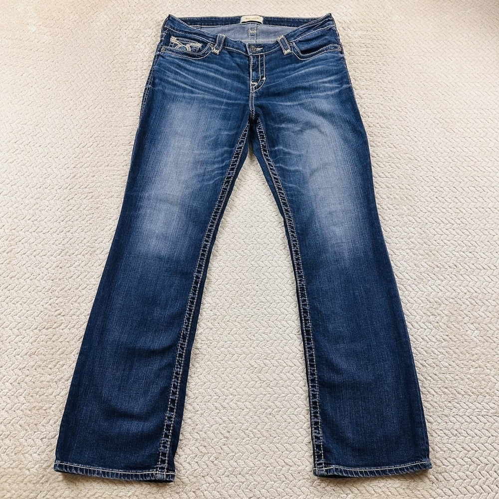 Big Star Jeans Women's Maddie Boot Dark Wash Mid-Rise Size 32 R Y2K Country